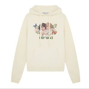 Fiorucci Woodland Angels Pale Yellow Hoodie